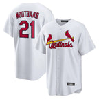 BIPIHUC St. Louis Cardinals #21 Lars Nootbaar Player White Home Game Stitched Jerseys