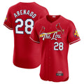 BIPIHUC St. Louis Cardinals #28 Nolan Arenado Player Red City Connect Limited Elite Stitched Jerseys
