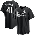 BIPIHUC St. Louis Cardinals #41 Alec Burlesona Player Black City Connect Home Limited Stitched Jerseys