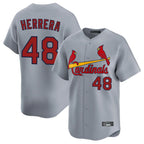 BIPIHUC St. Louis Cardinals #48 Ivan Herrera Player Gray Home Limited Stitched Jerseys