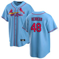 BIPIHUC St. Louis Cardinals #48 Ivan Herrera Player Light Blue  Home Game Stitched Jerseys