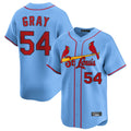 BIPIHUC St. Louis Cardinals #54 Sonny Gray Player Light Blue Home Limited Stitched Jerseys