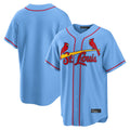 BIPIHUC St. Louis Cardinals Blank Player Light Blue Home Limited Game Stitched Jerseys