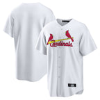 BIPIHUC St. Louis Cardinals Blank Player White Home Game Stitched Jerseys