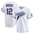 BIPIHUC TB.Rays #12 Wade Boggs Player White City Connect Home Stitched Jerseys