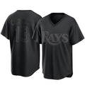 BIPIHUC TB.Rays #13 Junior Caminero Player Black Home Game Stitched Jerseys