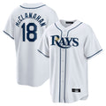 BIPIHUC TB.Rays #18 Shane McClanahan Player White Home Game Stitched Jerseys