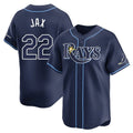 BIPIHUC TB.Rays #22 Griffin Jax Player Navy Home Limited Stitched Jerseys