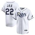 BIPIHUC TB.Rays #22 Griffin Jax Player White Home Limited Stitched Jerseys