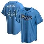 BIPIHUC TB.Rays #44 Ryan Pepiot Player Light Blue Home Game Stitched Jerseys