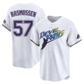 BIPIHUC TB.Rays #57 Drew Rasmussen Player White City Connect Home Stitched Jerseys