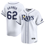 BIPIHUC TB.Rays #62 Jonathan Aranda Player White Home Limited Stitched Jerseys