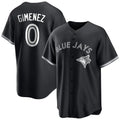 BIPIHUC T.Blue Jays #0 Andres Gimenez Player Black Home Game Stitched Jerseys