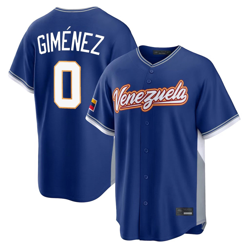 BIPIHUC T.Blue Jays #0 Andres Gimenez Player Royal 2026 World Series Classic Limited Stitched Jerseys