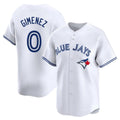 BIPIHUC T.Blue Jays #0 Andres Gimenez Player White Home Limited Stitched Jerseys