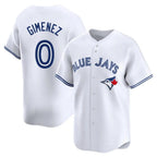 BIPIHUC T.Blue Jays #0 Andres Gimenez Player White Home Limited Stitched Jerseys
