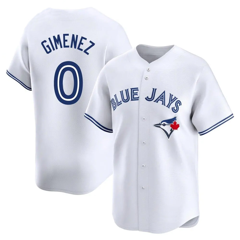 BIPIHUC T.Blue Jays #0 Andres Gimenez Player White Home Limited Stitched Jerseys