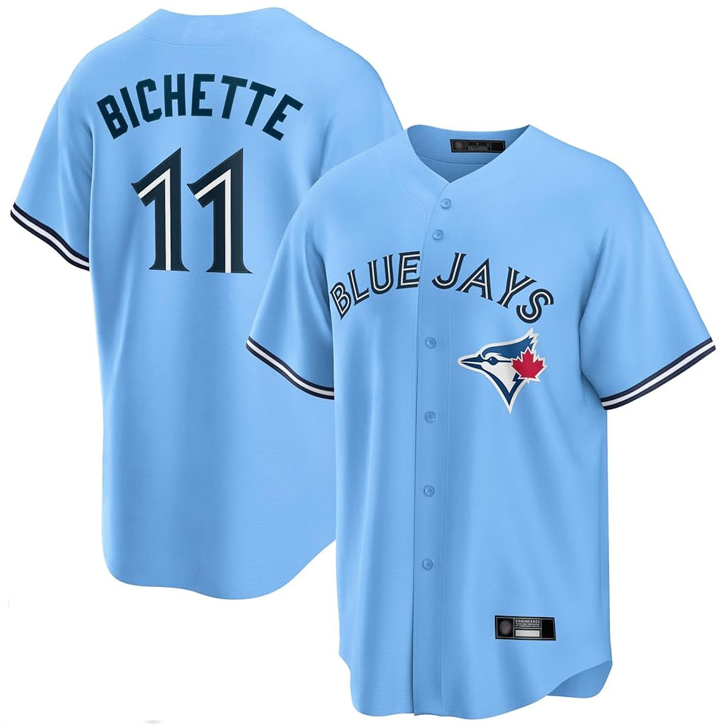 BIPIHUC T.Blue Jays #11 Bo Bichette Player Blue Home Limited Stitched Jerseys