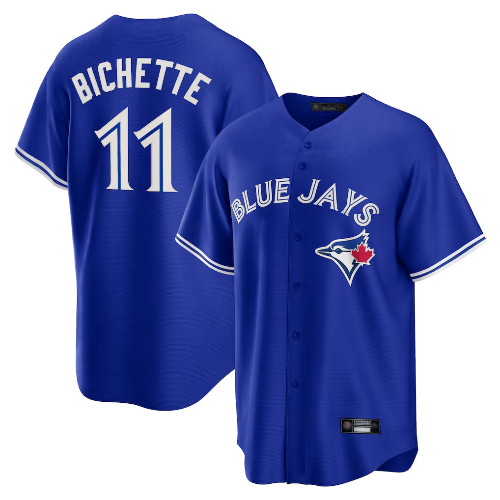 BIPIHUC T.Blue Jays #11 Bo Bichette Player Blue Rush Limited Stitched Jerseys