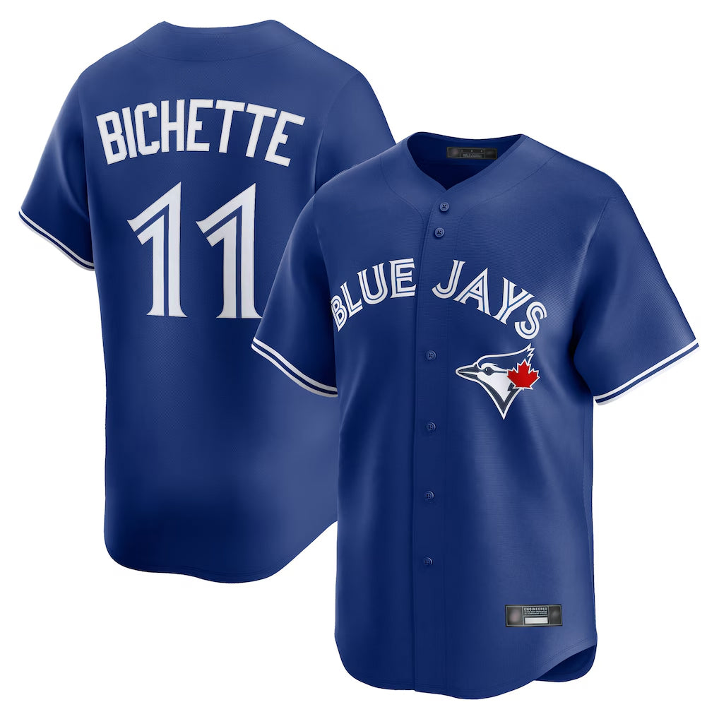 BIPIHUC T.Blue Jays #11 Bo Bichette Player Royal Limited Home Stitched Jerseys