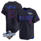 BIPIHUC T.Blue Jays #15 Chad Green Player Black&Blue 2025 World Series City Connect Stitched Jerseys