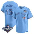 BIPIHUC T.Blue Jays #15 Chad Green Player Blue 2025 World Series Game Stitched Jerseys