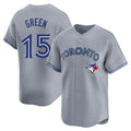 BIPIHUC T.Blue Jays #15 Chad Green Player Gray Home Game Stitched Jerseys