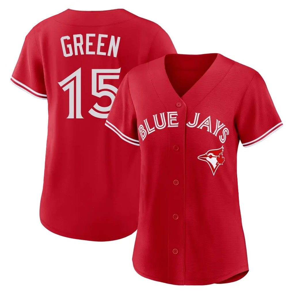 BIPIHUC T.Blue Jays #15 Chad Green Player Red Home Limited Stitched Jerseys