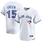 BIPIHUC T.Blue Jays #15 Chad Green Player White Home Limited Stitched Jerseys