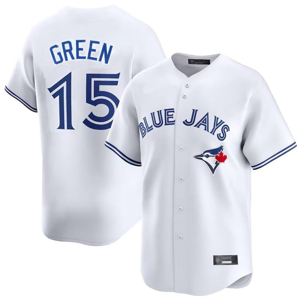 BIPIHUC T.Blue Jays #15 Chad Green Player White Home Limited Stitched Jerseys