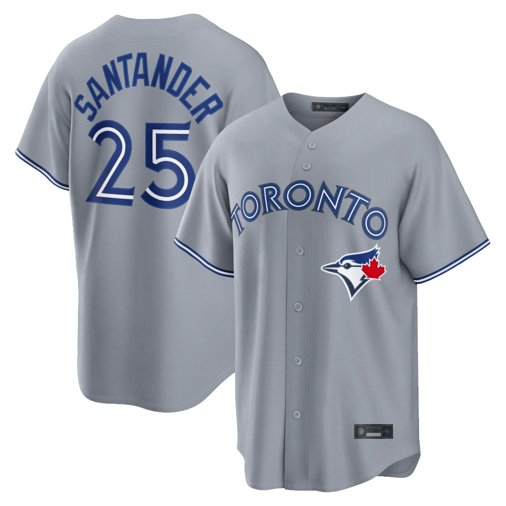 BIPIHUC T.Blue Jays #25 Anthony Santander Player Gray Home Limited Stitched Jerseys