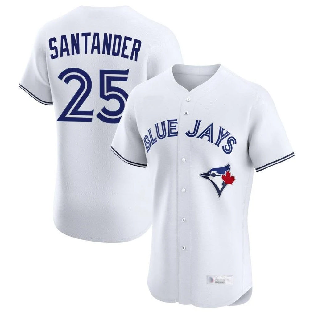 BIPIHUC T.Blue Jays #25 Anthony Santander Player White Elite Limited Home Stitched Jerseys