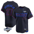 BIPIHUC T.Blue Jays #27 Vladimir Guerrero Jr Player Black 2025 World Series City Connect Limited Stitched Jersey