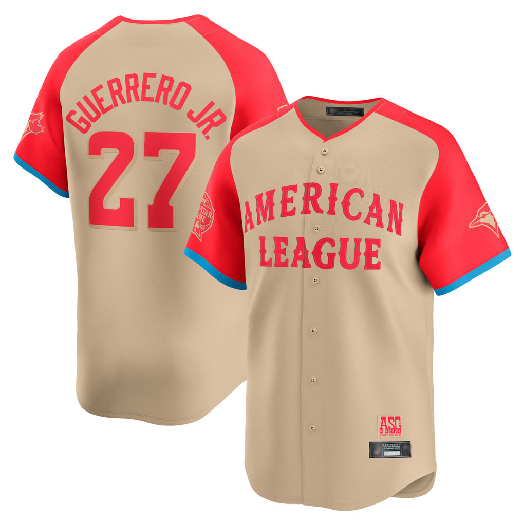 BIPIHUC T.Blue Jays #27 Vladimir Guerrero Jr Player Cream American League All-Star Game Limited Player Stitched Jerseys