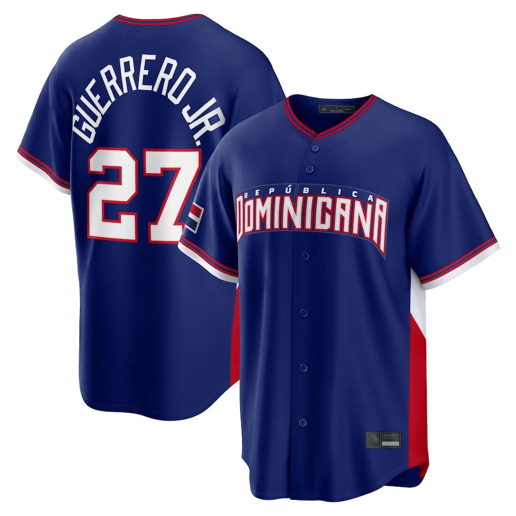 BIPIHUC T.Blue Jays #27 Vladimir Guerrero Jr Player Royal 2026 World Classic Stitched Jerseys