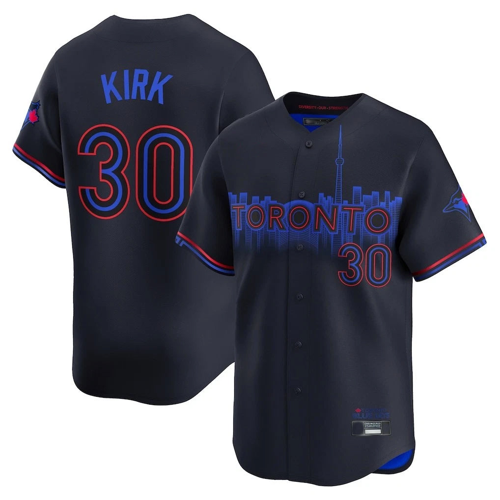BIPIHUC T.Blue Jays #30 Alejandro Kirk Player Black City Connect Stitched Jerseys