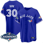 BIPIHUC T.Blue Jays #30 Alejandro Kirk Player Royal AL East Division All Stitched Jerseys