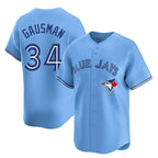 BIPIHUC T.Blue Jays #34 Kevin Gausman Player Blue Home Limited Stitched Jerseys
