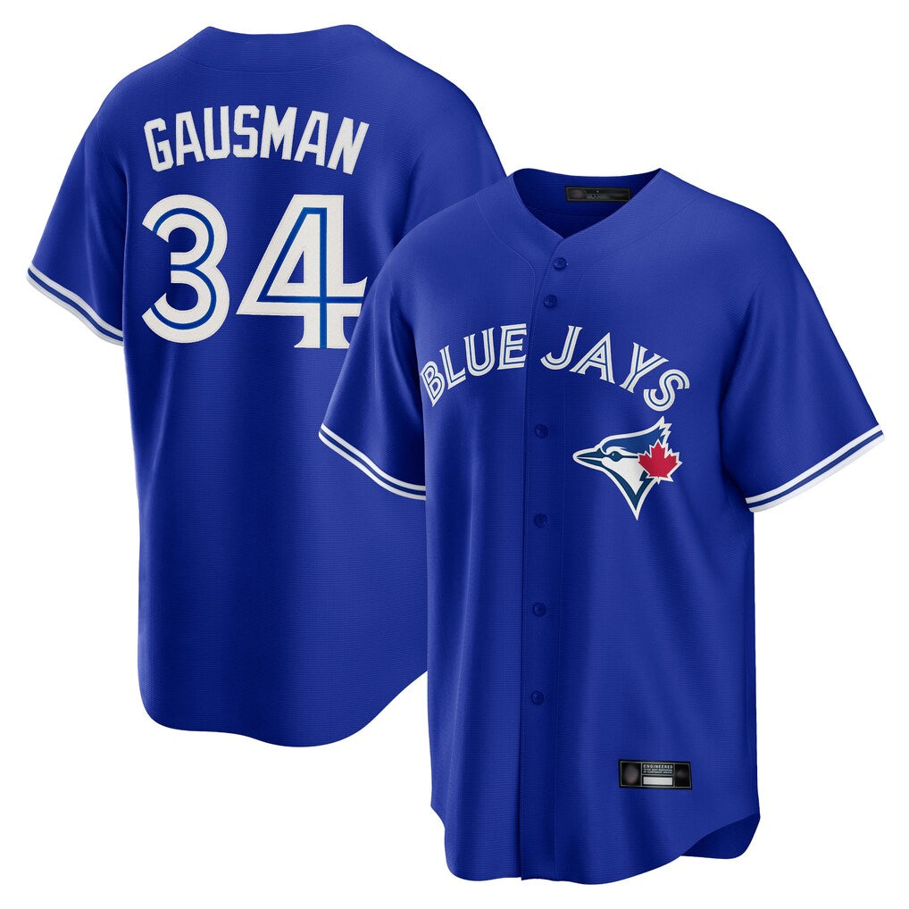 BIPIHUC T.Blue Jays #34 Kevin Gausman Player Royal Alternate Replica Player Stitched Jerseys