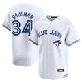 BIPIHUC T.Blue Jays #34 Kevin Gausman Player White Home Limited Stitched Jerseys