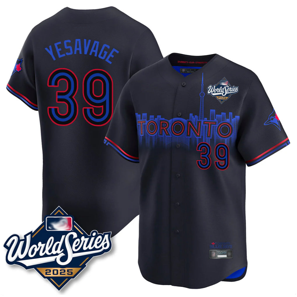 BIPIHUC T.Blue Jays #39 Trey Yesavage Player Black AL East Division Limited All Stitched Jerseys