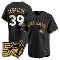 BIPIHUC T.Blue Jays #39 Trey Yesavage Player Black 50 Seasons Patch Vapor Premier Limited All Stitched Jerseys