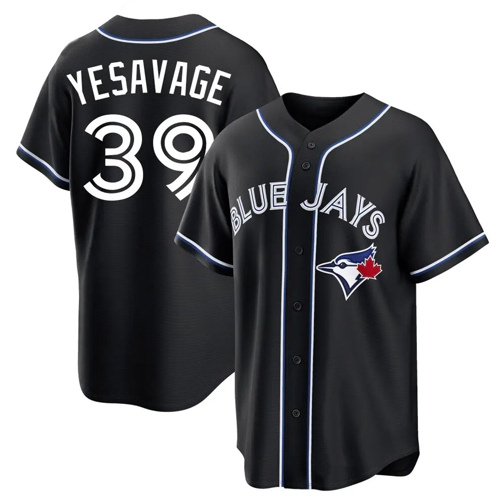 BIPIHUC T.Blue Jays #39 Trey Yesavage Player Black Home Game Stitched Jerseys