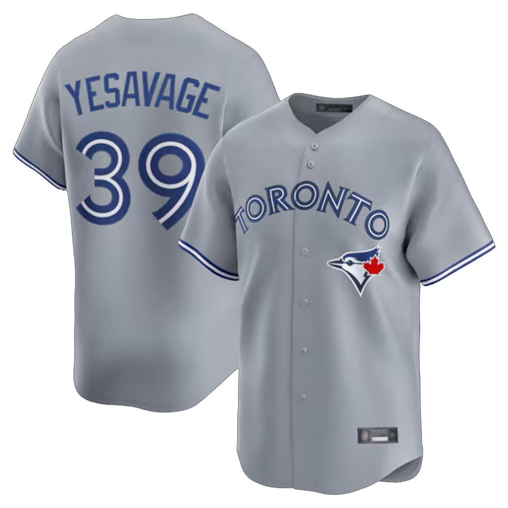 BIPIHUC T.Blue Jays #39 Trey Yesavage Player Gray Home Limited Stitched Jerseys