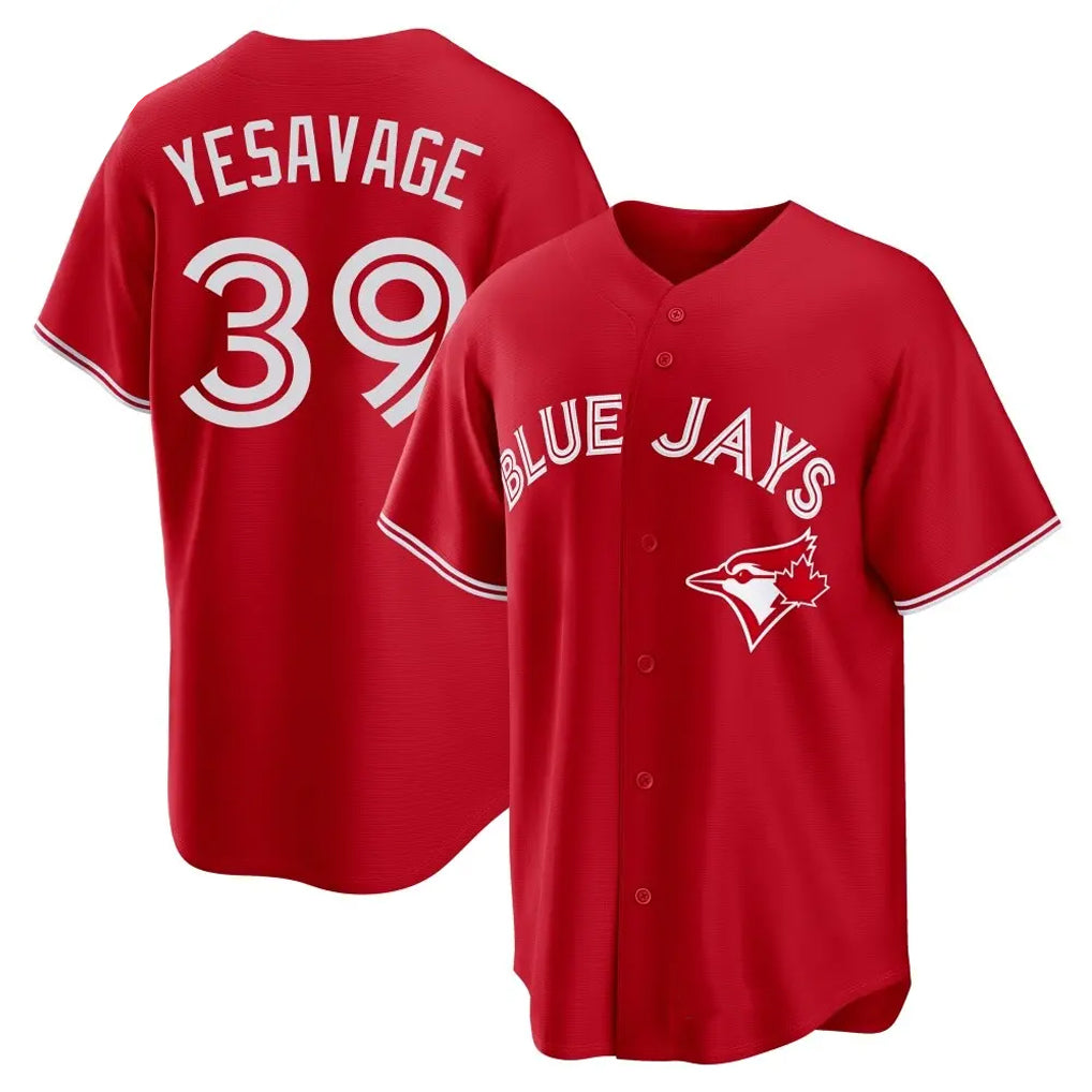 BIPIHUC T.Blue Jays #39 Trey Yesavage Player Red Home Game Stitched Jerseys