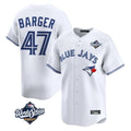 BIPIHUC T.Blue Jays #47 Addison Barger Player White 2025 World Series Limited Stitched Jerseys