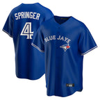 BIPIHUC T.Blue Jays #4 George Springer Player Royal Game Stitched Jerseys