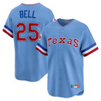 BIPIHUC T.Rangers #25 Buddy Bell Player Blue Home City Connect Limited Stitched Jerseys