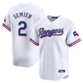 BIPIHUC T.Rangers #2 Marcus Semien Player White Home Limited Stitched Jerseys