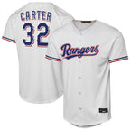 BIPIHUC T.Rangers #32 Evan Carter Player White Home Replica Stitched Jerseys